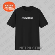 KATUN T-shirt Conv Text Logo Premium Silver Print | T-shirt Cotton Shirt Collar Short Sleeve Young Men Cool Latest Unisex Distro.....