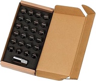RAYS 74081000006BK 19HEX Nut & Lock Set (for L33 M14 6H) M14 x 1.5 BK (Black) 24 Pieces