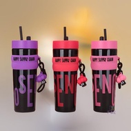 F&E 1PC Plastic Large Capacity Water Bottle With Straw Leak-proof Water Bottle For Travel & Sports n