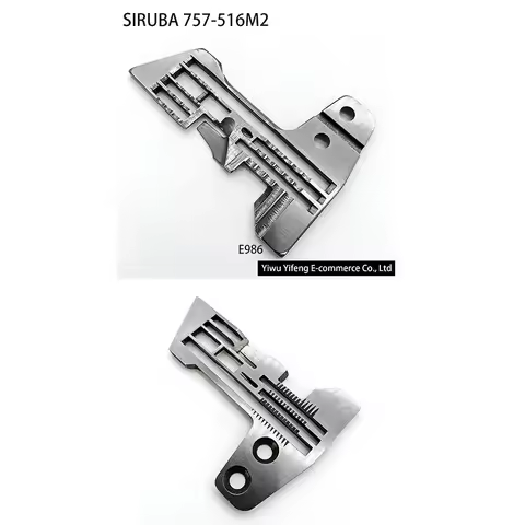 Q X YUN Needle Plate E986 For SIRUBA 757-516M2 757 Series 4/5 Thread Overlock Sewing Machine Parts