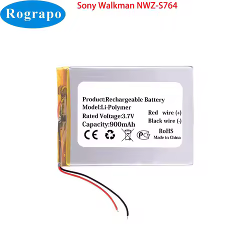 New 900mAh MP3 MP4 Player Battery For Sony Walkman NWZ-S764 Player