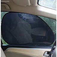 ✧❅[Malaysia In stock] 2pcs Universal Car Black Window Sunshade Static Electric Film 97% UV Proof Sun