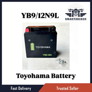 YB9-BS YB9 BS YB9BS 12N9L BATTERY BATTERI BATERI MOTOR MODENAS JAGUH 175 CL160 SCRAMBLER HONDA CM200