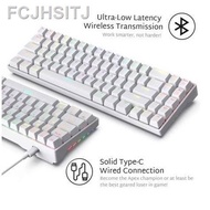 【hot】♟✢Royal Kludge RK71 Hotswap RGB Mechanical Gaming Keyboard 71Keys Compact Bluetooth 5.0 Wireles