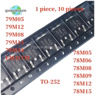 10PCS NEW Good quality 78M05 78M06 78M08 78M09 78M10 78M12 78M15 78M24 79M05 79M12 79M15 79M08 SMD p