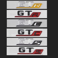 New letter GTC GTS GTR logo for Mercedes Benz AMG Rear emblem Trunk badge Side sticker Car modified 