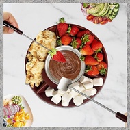 Fondue Pot SetElectric Chocolate Fondue Maker with 4 Forks Cheese Melting Fondue Machine KitTemperat
