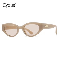 [ใหม่] Cyxus แฟชั่น Shades สำหรับผู้หญิงสุภาพสตรี Cat Eye แว่นตากันแดดแว่นตากันแดดที่ไม่ใช่โพลาไรซ์ว
