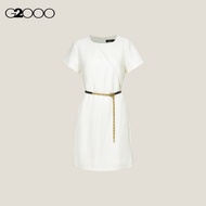 G2000 Crinkle Belted Dress