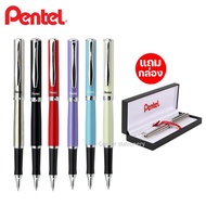 ปากกาผู้บริหาร Pentel (เพนเทล) ขนาด 0.7 มม.พร้อมกล่องใส่(คละสีดำ/แดง) รุ่น K600/611 ผลิตจากสแตนเลส เรียบหรูดูแพง ของขวัญปีใหม่ sterling gel pen