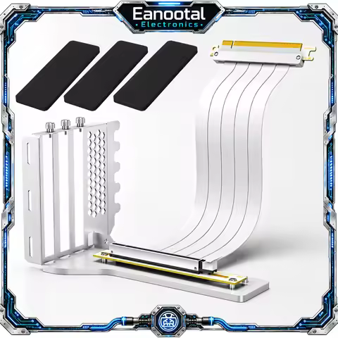 PCI Express Gen3 Gen4 Graphics Card Extension Cable Triple Slot Vertical Mount Separate or Kit