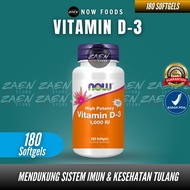 Now Foods Vitamin D3 1000iu 180 Softgels