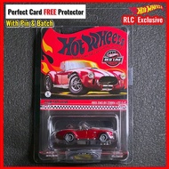 Hot Wheels Shelby Cobra 427 S/C RLC Exclusive 1965 Ford Shelby Cobra RLC Red Line Club Member 2026 H