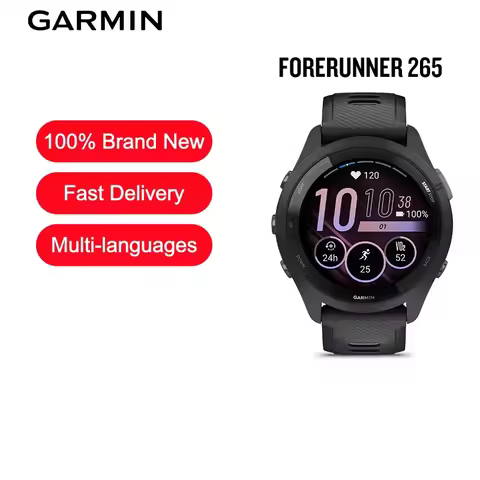 Garmin Forerunner 265 Outdoor GPS Running Smartwatch Fitness Marathon Swimming Advanced Training Fit