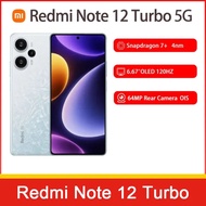 Xiaomi Redmi Note 12 Turbo 5G SmartPhone Snapdragon 7+ Gen 2 6.67 Inch 120Hz OLED  5000mAh 67W Fast 