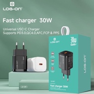 LOG ON LO-C59 charger head/ Charger cover C TO C FAST CHARGING