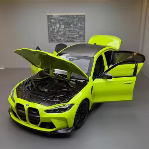 Alloy M3 Car Replica 1:18 Large Body Ultra Detailed Craft Open Doors Sliding Feature Stylish Decorat