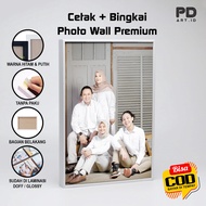 (BISA COD) Cetak Foto Blok 20R (40x30cm) Wall Decor Foto bisa di pasang di dinding tanpa Paku