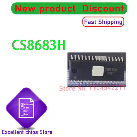1~10Pcs/Lot 100% CS8683H EQB32 SOP-32 IC Chip New and Original In Stock