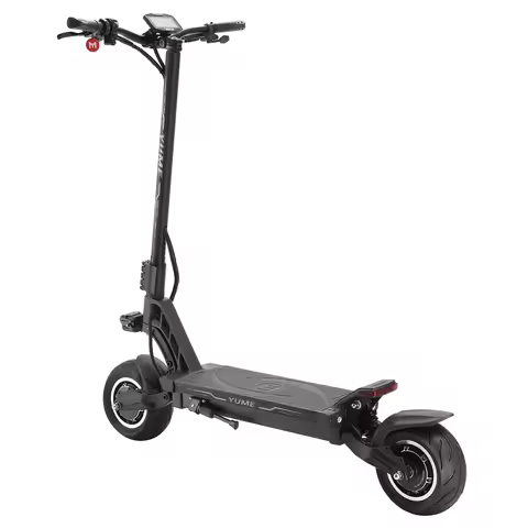 YUME HAWK Pro 60V 6000W Dual Motor 10 Inch Fat Tire Electric Foldable Scooter Removable Adult Seat B