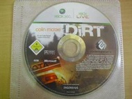 ※隨緣電玩※已絕版 XBOX360．DiRT～ 大地長征．遊戲片㊣正版㊣值得收藏/光碟正常/裸片包裝．一片裝 399 元