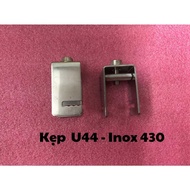 100 pieces - Plate / U Clamp under Solar Panel U44 type 430 Stainless Steel