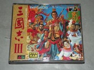 日版SEGA MEGA CD遊戲光碟-三國志3代