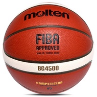 「Molten BG4500」Basketball Ball Molten GG7X World Cup FIBA Official Size 7 Pu Material Ball