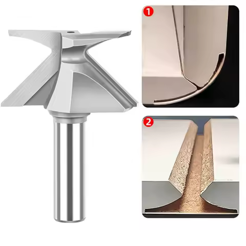 Tideway Diamond PCD Alloy Arc Bending Cutter Integrated Cutter Door Wall Cabinet Integrated Edge Ben