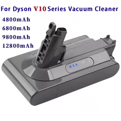 25.2V 12800mAh Rechargeable Li-ion Battery for Dyson V10 SV12 Cordless Vacuum Cleaner, Compatible wi