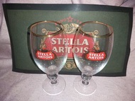 STELLA～ARTOlS～酒杯及（古董杯墊）