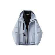 WILLIAM FOX&SONS | แจ็คเก็ตขนเป็ด 3-in-1 แบบถอดได้ กันน้ำ