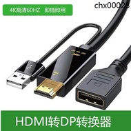 Hdmi to DP Cable 4k60hz Converter 144hz HD Adapter Cable Computer Connector DP Monitor Connector