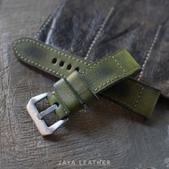 JAYA LEATHER unisex men's women's genuine leather watch strap size 16,18,20,22,24,26,28,30 mm origin