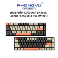 Bàn phím cơ không dây E-DRA EK368L Alpha/Beta Yellow Switch - Bảo hành 24 tháng