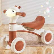 Children's balance car Pedalless 1-3 year old baby scooter Children's scooter Baby walking yo-yo car four wheels