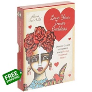 ส่งฟรีทั่วไทย >>> [ไพ่แท้-พร้อมส่ง]​ Love Your Inner Goddess Cards - Alana Fairchild ไพ่ออราเคิล ไพ่