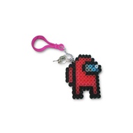 Handmade Perler Beads Keychain Among us