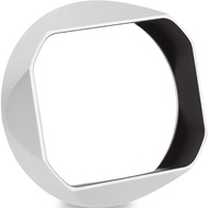 Haoge หมวกแว่นกันแดดทรงสี่เหลี่ยมโลหะสำหรับ Leica Q3-43อุปกรณ์เสริมกล้อง Q3 LH-LQ343W เงิน