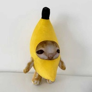 keychain jellycat keychain Funny Banana Cat happy Cat Pendant Keychain
