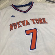 [SW] NBA New York Knicks Nueva york Carmelo Anthony #7 swingman authentic au basketball Jersey 拉丁文  安東尼 球衣 波衫