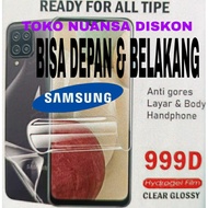 ANTI SCRATCH HYDROGEL CLEAR SAMSUNG A14 A10 A20 A30 A50 A70 A20S A30S A50S A10S A02S A2 CORE M10 M10