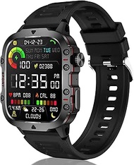 Smart Watch, BT Answer/Make Call, 1.96 Inch HD Smartwatch, Health Monitoring Sports Watch with Heart