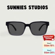 SUNNIES STUDIOS - Triton Ink Midnight Square Frame Sunglasses - 60325RP-5