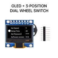 Diymore 0.96-inch Màn hình OLED ssd1315 mô-đun kết hợp với bộ mã hóa vòng quay/ba công tắc chuyển đổ