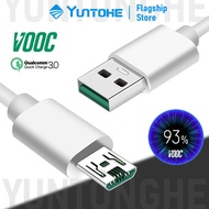 สายชาร์จเร็ว OPPO สายดาต้า Micro USB รองรับ 7PIN VOOC SUPER VOOC ชาร์จเร็ว 5V/4A สายชาร์จ 1 ม. 2 ม. เหมาะสำหรับรุ่น Android/OPPO F9 A5S A3 A83 R9 R5 R7