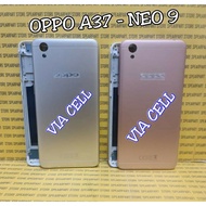 MESIN Housing Casing Fullset Oppo Neo 9 A37 A37f Full BackdoorOriginal plus Lcd frame Engine Bone