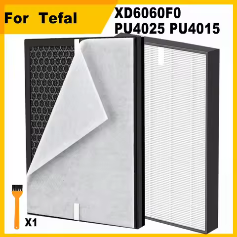 Replacement Hepa Filter Activated Carbon Filter For Tefal Air Purifier XD6060F0 PU4025 PU4015 Air Fr