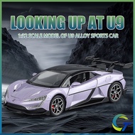 1:32 BYD Looks Up At U9  Diecast Toys Car Model Cars Alloy Toy Collection Gift For Boys Kids