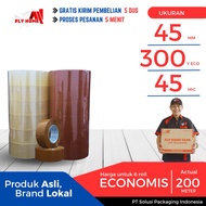 Flyhome Brown Duct Tape 300yard 6roll 45mm x 300yard jumbo Duct Tape 300yard ECO